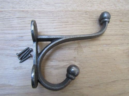Ball Tip Hall Stand Coat Hook Antique Iron