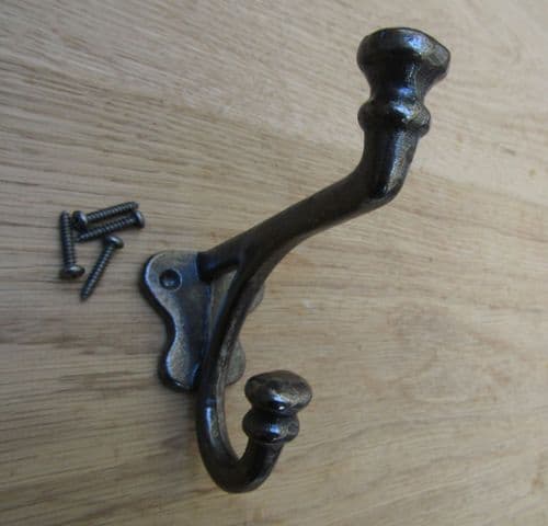 Balmoral Coat Hook Antique Iron