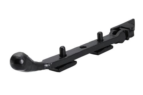 Black Antique 12'' Bulb Tip Casement Stay Arm