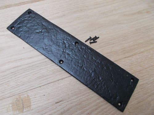 Black Antique Plain Design Finger Plate