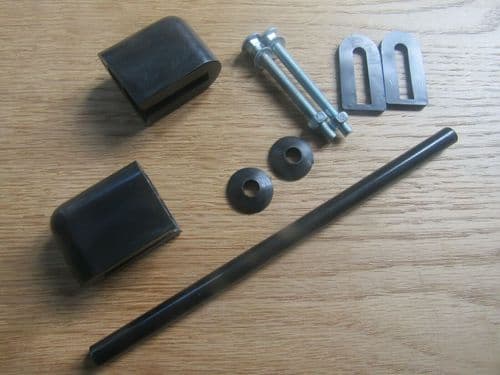 Black Plastic Replacement Toilet Seat Hinge