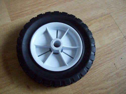 Black Tyre Cart Wheel 6"