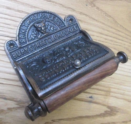 Bury St London Toilet Roll Holder Antique Copper