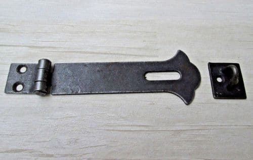 Butterfly Hasp And Staple Antique Iron