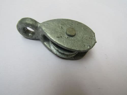 Cast Iron Galvanised Awning Pulley 32mm