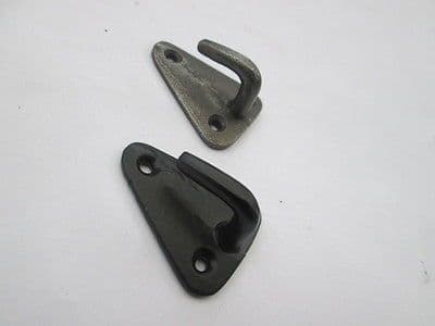 CAST IRON OLD STYLE HANGING ROBE COAT CURTAIN TIE BACK HOOK UTILITY PEG