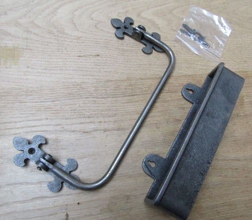Cast Iron Pew Rail Umbrella Holder