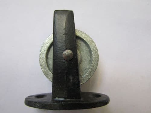 Cast Iron Plate Pulley Black