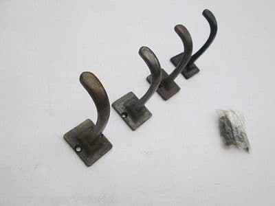 CAST IRON RETRO OLD ENGLISH ROBE COAT HOOK HANGER HANGING UTILITY HOOK