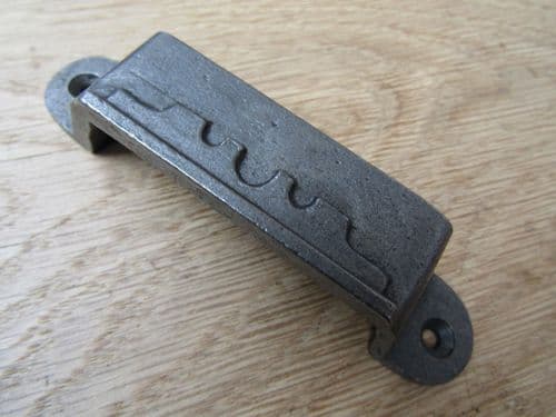 Cast Iron Rim Lock Keep Chunky Patterned