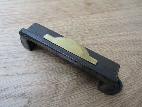 Cast Iron Rim Lock Keep Half Moon Brass + Iron Davenport
