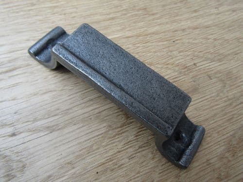 Cast Iron Rim Lock Keep Plain Curved End