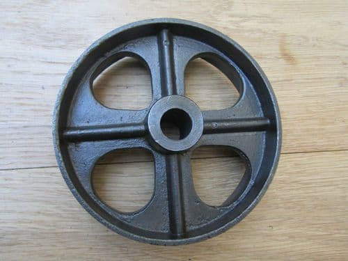 Cast Iron Rustic 6" Large Axle Wheel