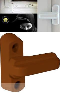 Cast Iron Window Door Sash Guard Jammer Lock Extra Security Guard UPVC