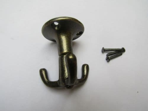 Ceiling Mounted Swivel Hook Antique Brass