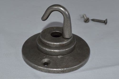 Ceiling Rose With Hook Antique Iron