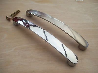 Chunky Flat Metal D Bow Kitchen Door Cupboard Canet Drawer Pull Handles
