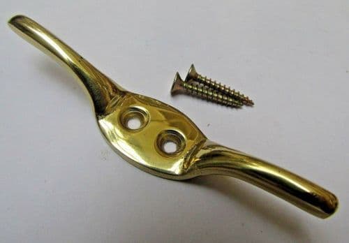 Cleat Hooks Polished Brass
