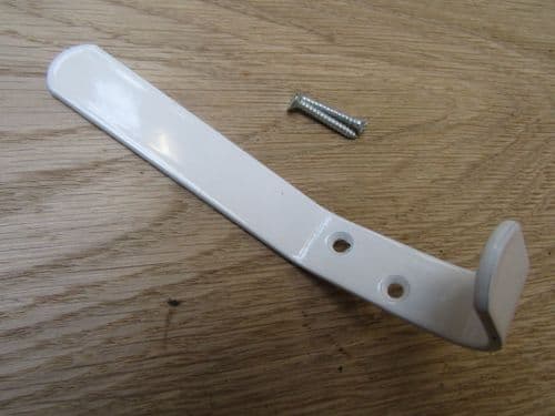 Cloakroom Coat Hook White