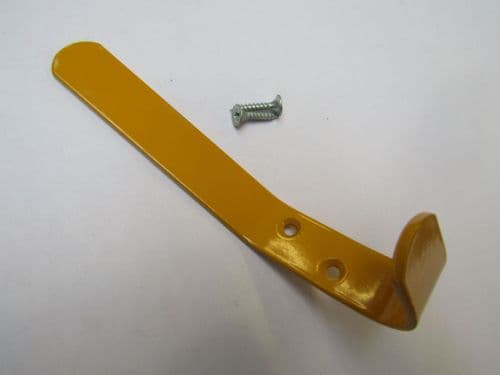 Cloakroom Coat Hook Yellow