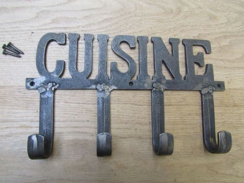 Cuisine Hook Rail Antique Iron