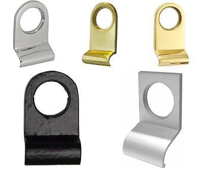 CYLINDER PULL FOR YALE TYPE DOOR LOCKS CHROME BRASS SILVER BLACK