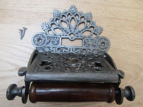 Decorative Toilet Roll Holder Antique Iron