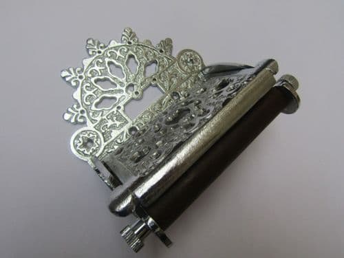 Decorative Toilet Roll Holder Polished Chrome