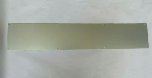 Door Kick Plate Satin Aluminium 760 X 150 Mm