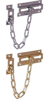 DOOR SECURITY CHAIN GUARD PEEP HOME SAFETY LOCK