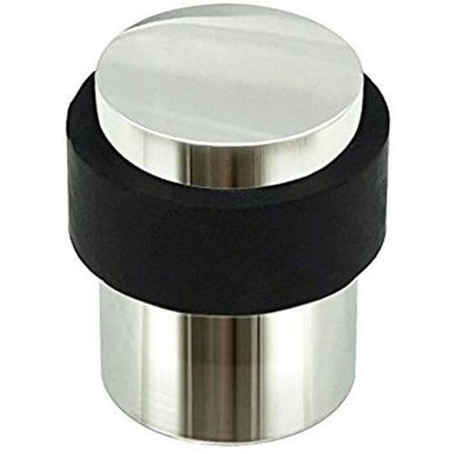 Door Stopper Cylinder Polished Stainless Steel