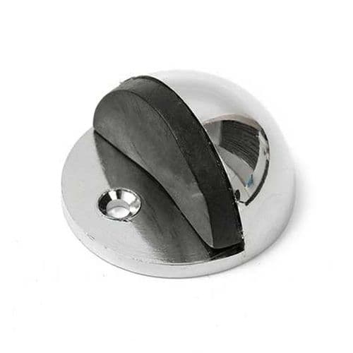 Door Stopper Half Moon Polished Chrome