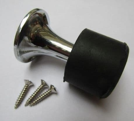 Door Stopper Pedestal Polished Chrome