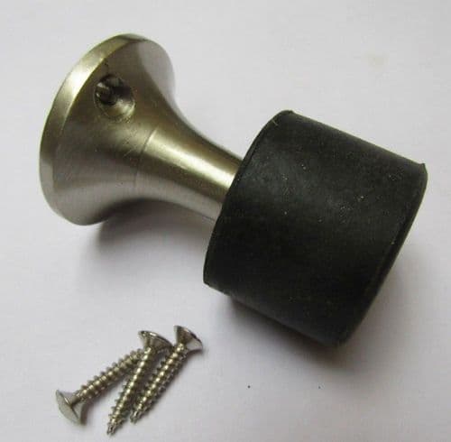 Door Stopper Pedestal Satin Chrome