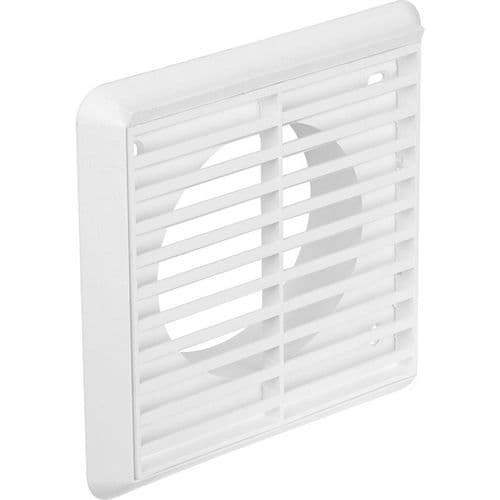 Electrical Round Ducting Grille White
