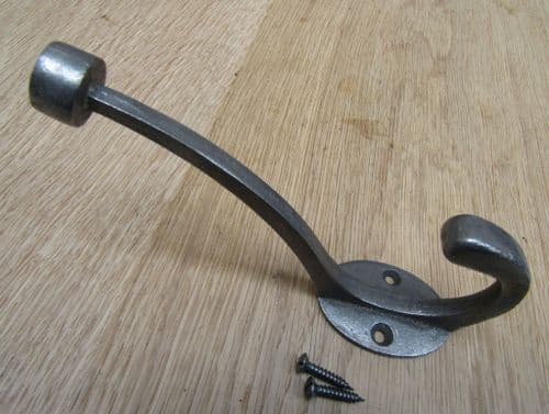 Flat Top Retro Coat Hook Antique Iron