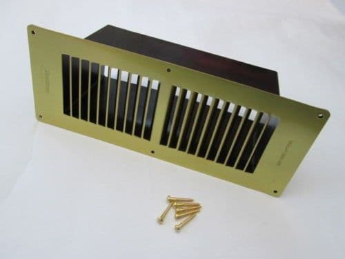 Floor Air Vent Lacquered Brass