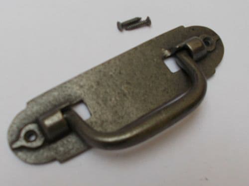 French Chest Lifting Handle Antique Iron