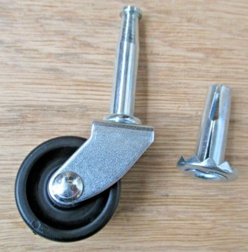 Furniture Swivel Socket Wheel & Peg
