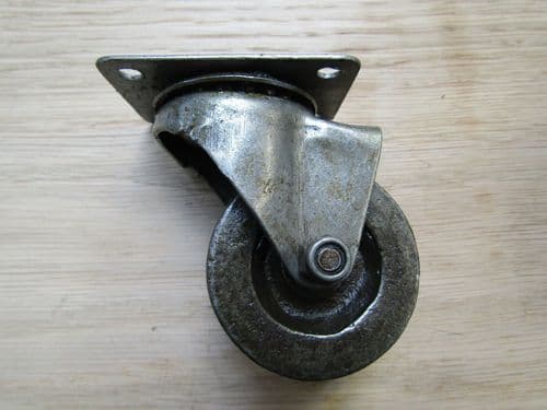 Furniture Swivel Wheel 3" Castor Cast Iron