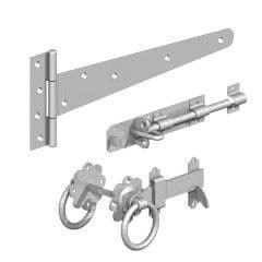 Gatemate 18'' Zinc Plated Field Gate Side Kit
