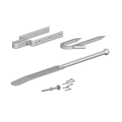 Gatemate Field Gate Fastener Set With Staple Catch Galvanised