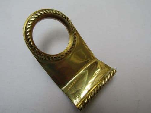 Georgian Door Cylinder Pull Polished Brass