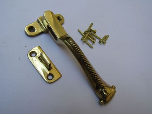 Georgian Wedge Fastener Polished Brass