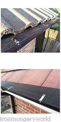 Gutter Guard Mesh Filter Stops Leafs Drains Drainage Blocking Moss Debris Roof