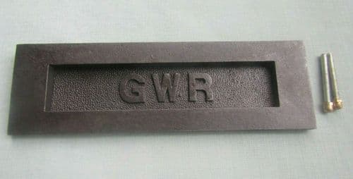 GWR 10'' Letter Plate Antique Iron