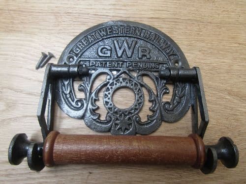 GWR Toilet Roll Holder Antique Iron