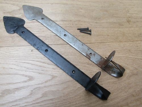 Hand Forged Candle Holder Antique Iron Gothic 13"