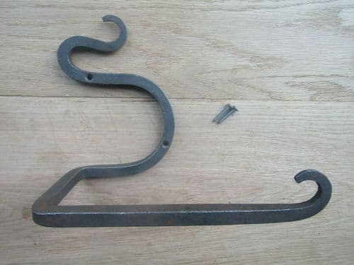Handforged Iron Snake Toilet Roll Holder