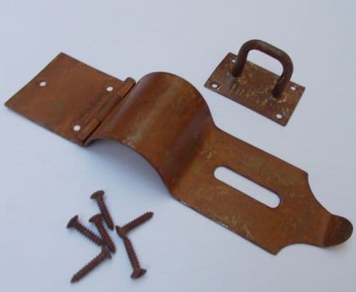 Hasp And Staple Bull Nose Rust
